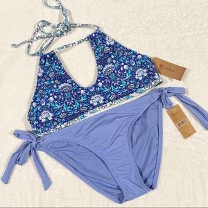 Cremieux Periwinkle Swimsuit Set